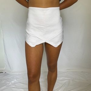 White Skort